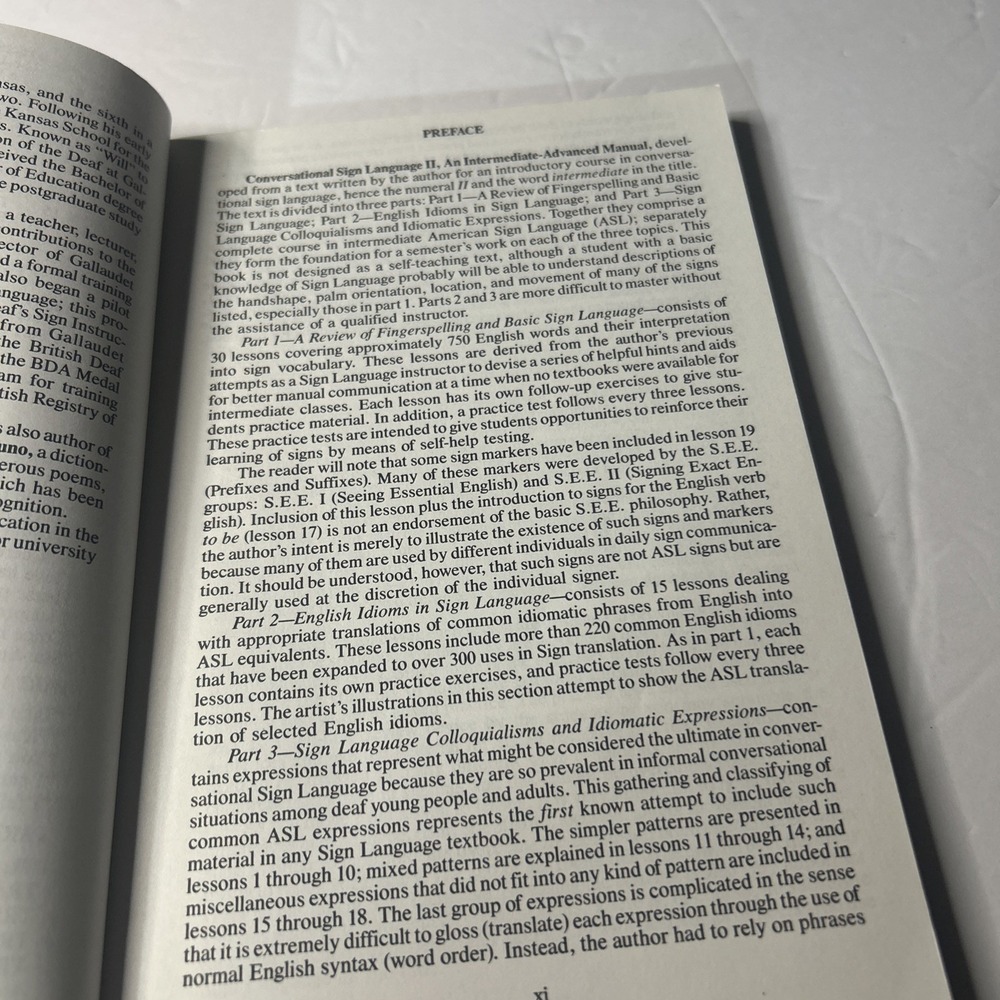 Conversational Sign Language II : An Intermediate-Advanced Manual, Paperback ... - Picture 8 of 10